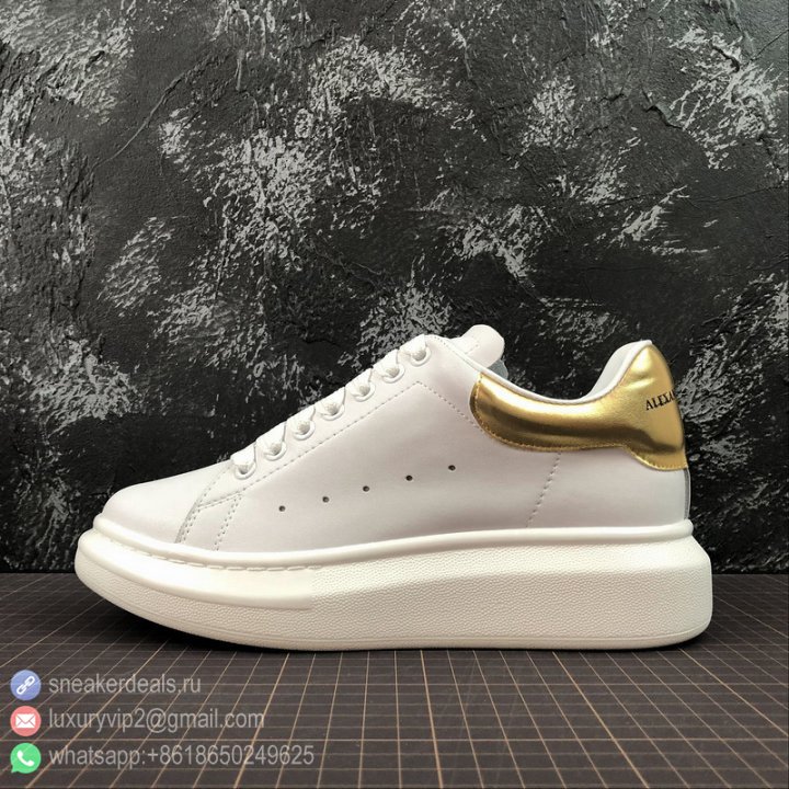 Alexander McQueen Sole Women Sneakers 37681 White&Golden